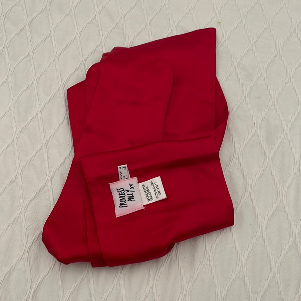 Princess Polly red scarf top